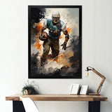 Football Rapid Field - Football Canvas Wall Art