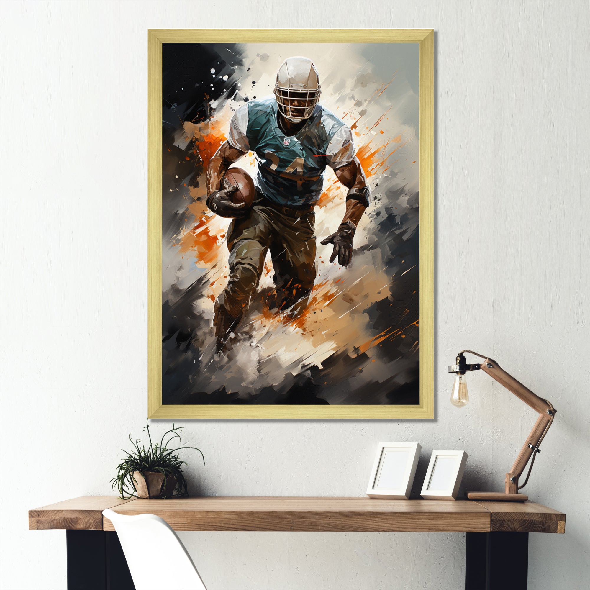 Football Rapid Field - Football Canvas Wall Art