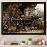 Old Cart  Chronicles - Old American Cart Canvas Wall Art