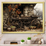 Old Cart  Chronicles - Old American Cart Canvas Wall Art