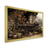 Old Cart  Chronicles - Old American Cart Canvas Wall Art