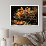 Old Cart  Harvest - Old American Cart Canvas Wall Art