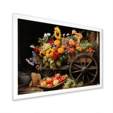 Old Cart  Harvest - Old American Cart Canvas Wall Art