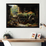 Old Cart  Legacy - Old American Cart Canvas Wall Art