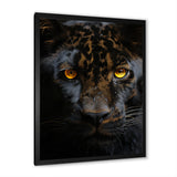 Black White Panther Eyes Of Intensity - Panther Wall Decor