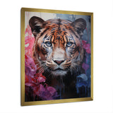 White Pink Panther Surreal Shadows Watercolor - White Panther Wall Art