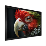 Red Parrot Portrait - Parrot Wall Art Prints