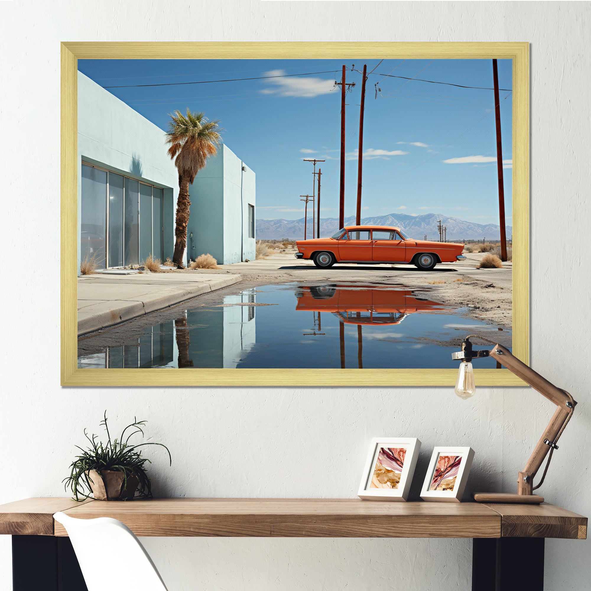 Photograph By Lewis Baltz I - Car/Van Canvas Wall Art