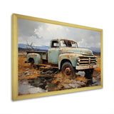 Pickup Truck Atmospheric Impressionism I - Pickup Truck Canvas Wall Art