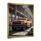 Pickup Truck Construction Chronicles I - Pickup Truck Canvas Wall Art