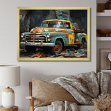 Pickup Truck Poupart Collage - Pickup Truck Canvas Wall Art