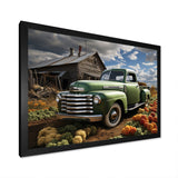 Pickup Truck Country Charm I - Pickup Truck Canvas Wall Art