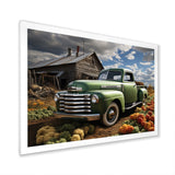 Pickup Truck Country Charm I - Pickup Truck Canvas Wall Art