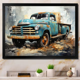 Vintage Pickup Truck - Pickup Truck Canvas Wall Art