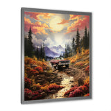 Yellow Pickup Truck Mountain Majesty - Pickup Truck Canvas Wall Art