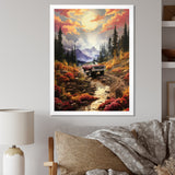 Yellow Pickup Truck Mountain Majesty - Pickup Truck Canvas Wall Art