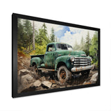 Pickup Truck Offroad Adventures I - Pickup Truck Canvas Wall Art