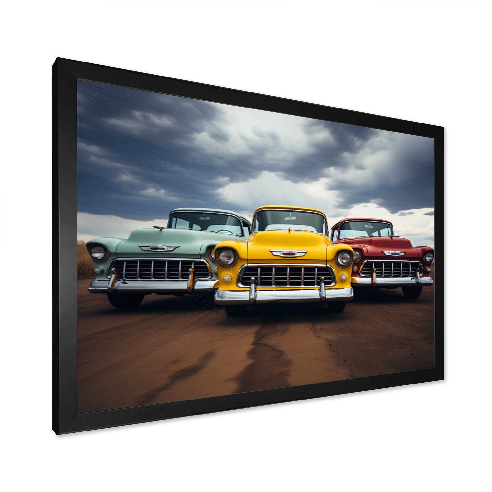 Pickup Truck Retro Rides I - Pickup Truck Canvas Wall Art