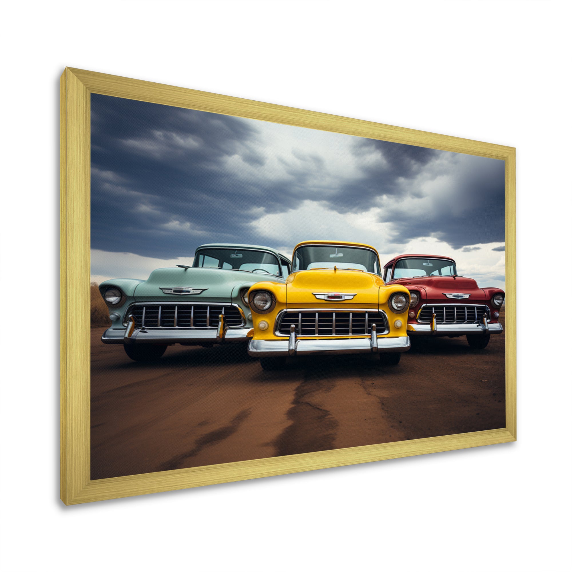 Pickup Truck Retro Rides I - Pickup Truck Canvas Wall Art
