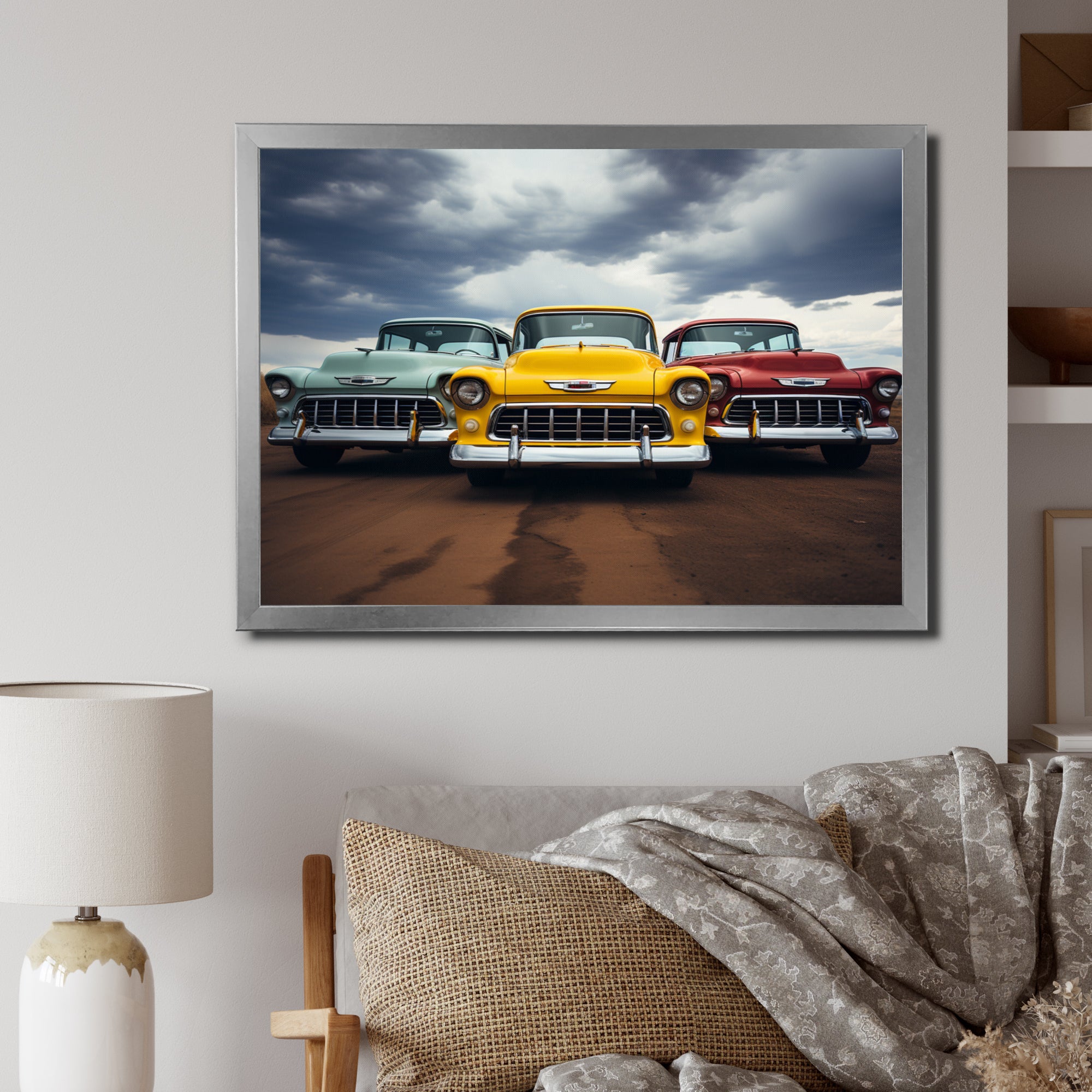 Pickup Truck Retro Rides I - Pickup Truck Canvas Wall Art