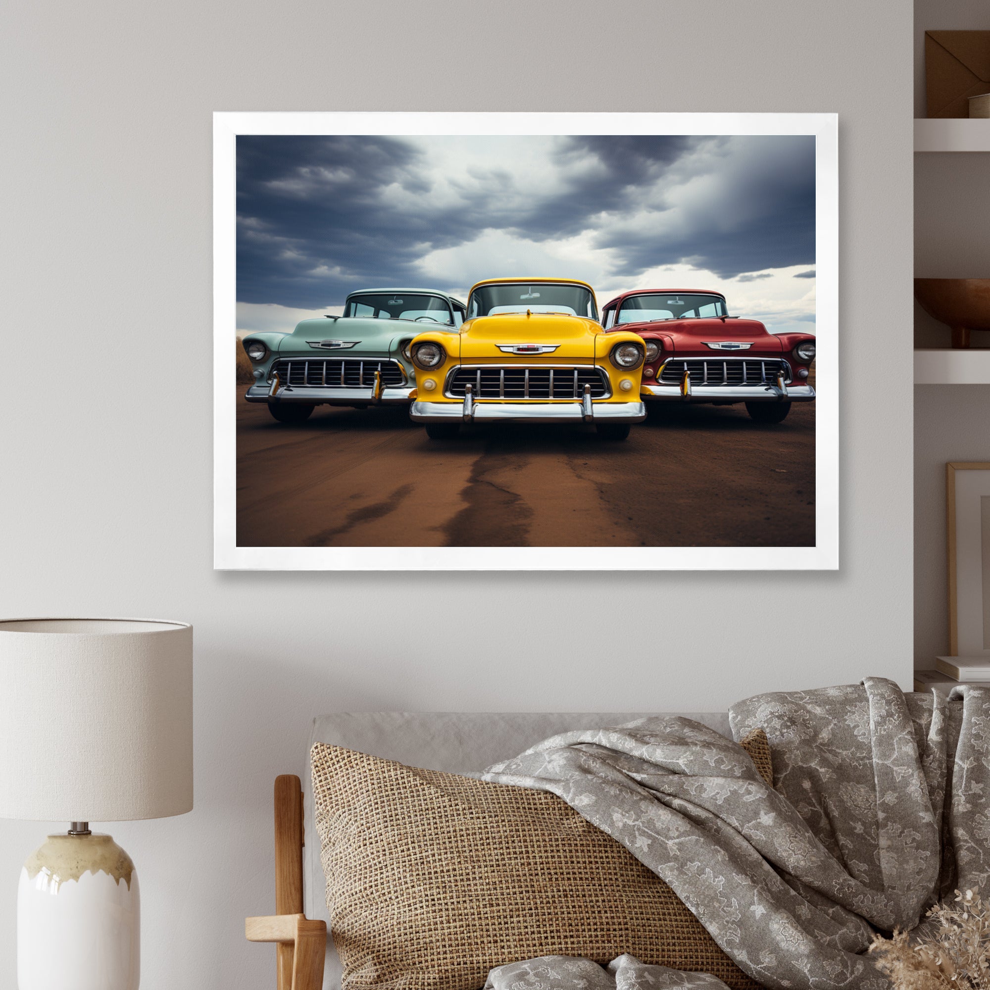 Pickup Truck Retro Rides I - Pickup Truck Canvas Wall Art