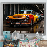 Colorful Pickup Truck Retro Rides - Pickup Truck Canvas Wall Art