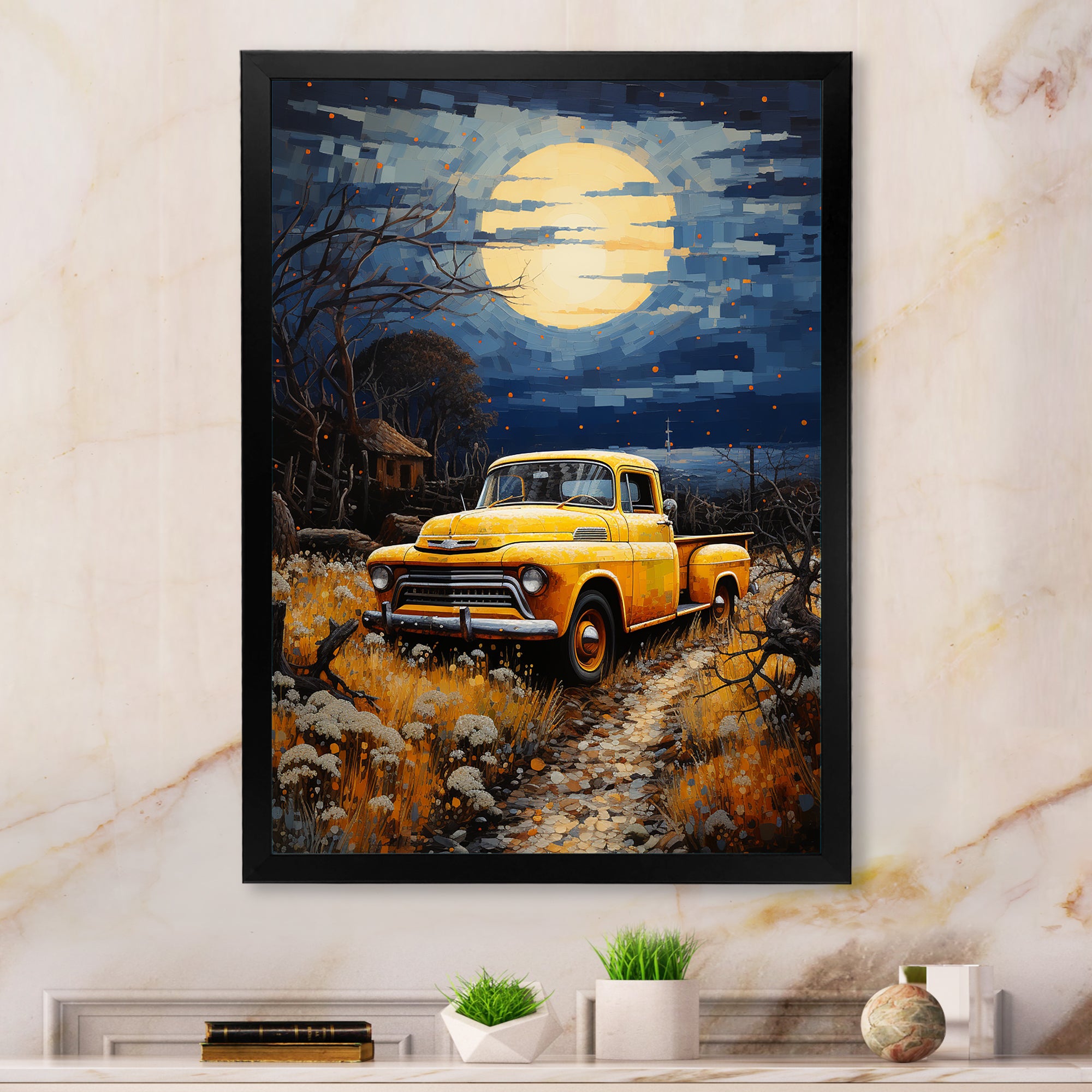Pickup Truck Rustic Rides I - Pickup Truck Canvas Wall Art