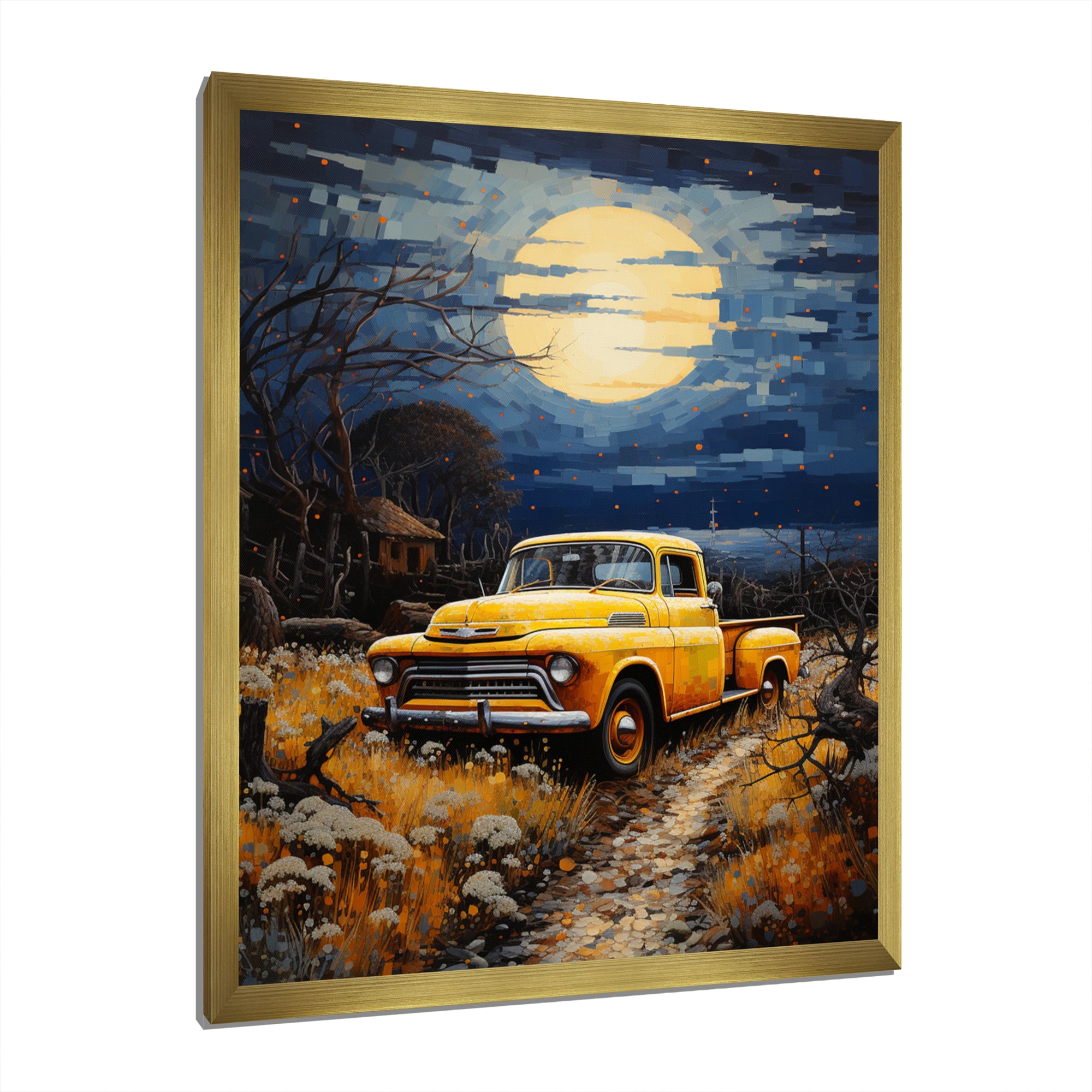 Pickup Truck Rustic Rides I - Pickup Truck Canvas Wall Art