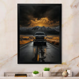 Pickup Truck The Road - Pickup Truck Canvas Wall Art
