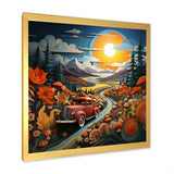 Pickup Truck Vintage Road I - Pickup Truck Canvas Wall Art