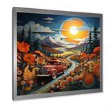 Pickup Truck Vintage Road I - Pickup Truck Canvas Wall Art