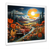 Pickup Truck Vintage Road I - Pickup Truck Canvas Wall Art