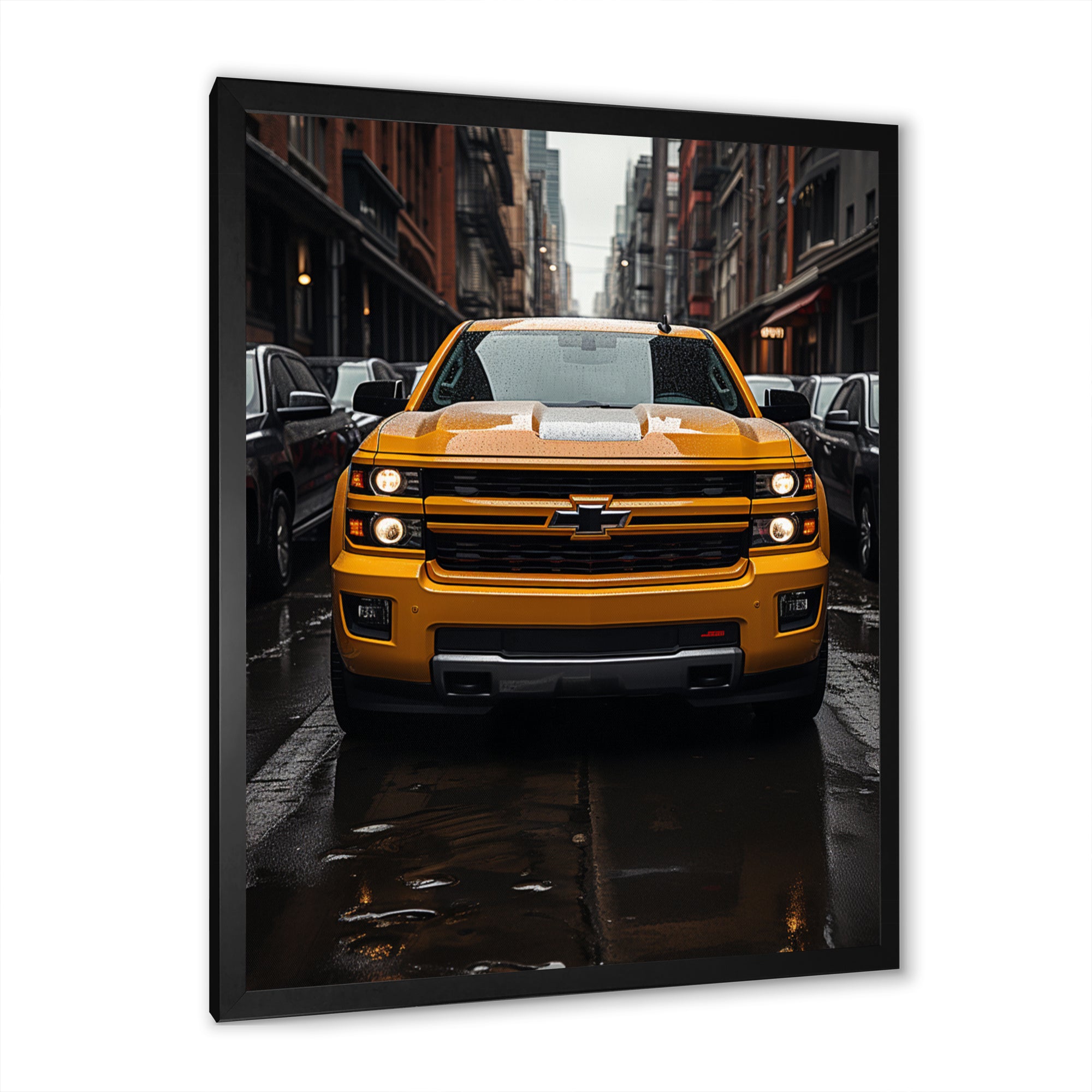 Pickup Truck Transportation Chronicles I - Pickup Truck Canvas Wall Art