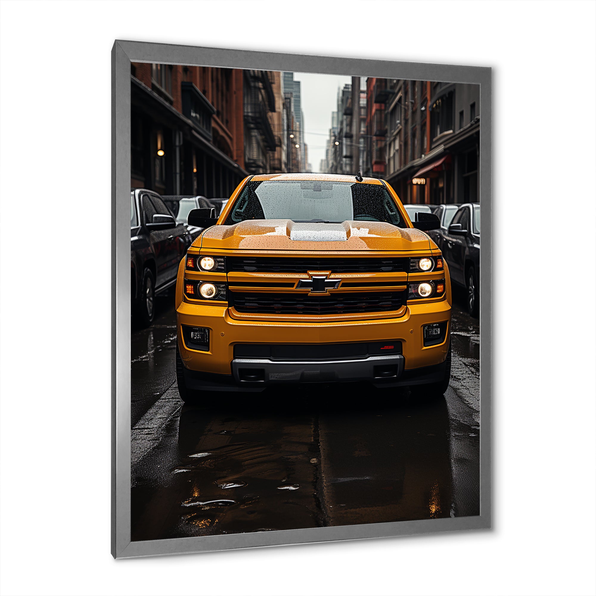 Pickup Truck Transportation Chronicles I - Pickup Truck Canvas Wall Art
