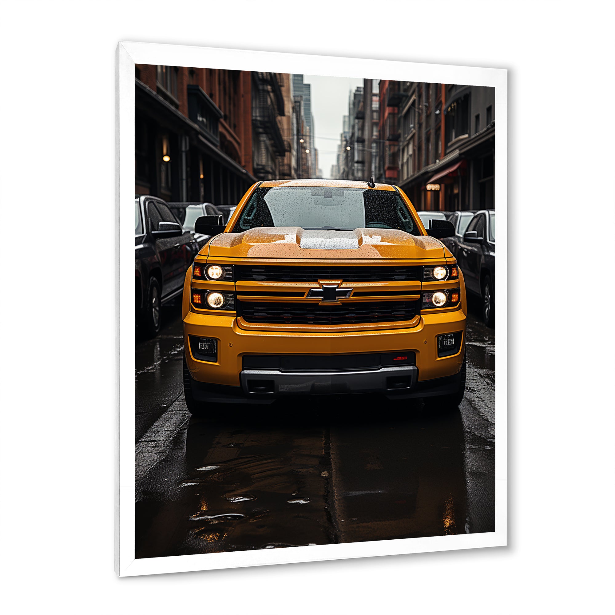 Pickup Truck Transportation Chronicles I - Pickup Truck Canvas Wall Art