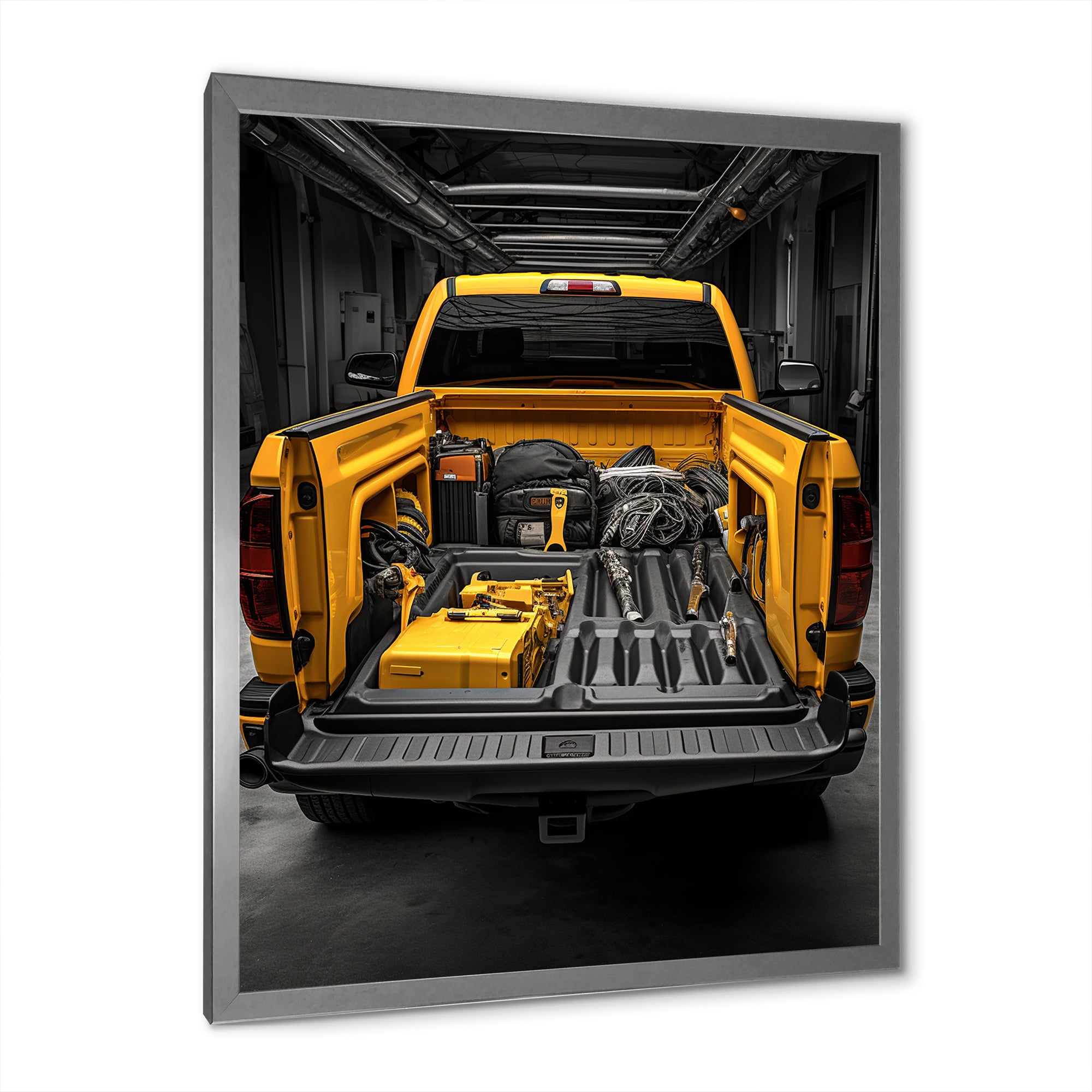Pickup Truck Ready For Work - Pickup Truck Canvas Wall Art
