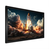 Rocketship Launch I - Rocketship Canvas Wall Art
