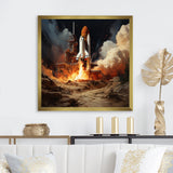Rocketship Remembrance I - Rocketship Canvas Wall Art