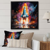 Rocketship Revelation I - Rocketship Canvas Wall Art