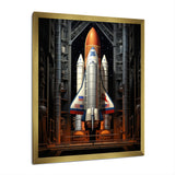 Rocketship Reverence I - Rocketship Canvas Wall Art