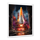 Rocketship Rhythm I - Rocketship Canvas Wall Art