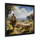 The Shepherds Song - Sheep Canvas Wall Art