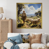 The Shepherds Song - Sheep Canvas Wall Art