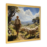 The Shepherds Song - Sheep Canvas Wall Art