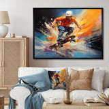 Skateboard Urban Pulse - Skateboard Canvas Wall Art