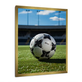 Soccer Ball Of Shadows I - Soccer Canvas Wall Art