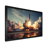 Space Shuttle Epic Launch I - Space Shuttle Canvas Wall Art