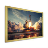 Space Shuttle Epic Launch I - Space Shuttle Canvas Wall Art