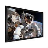 Space Astronauts Extravehicular Activities - Space Shuttle Canvas Wall Art