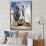 Space Shuttle Launch I - Space Shuttle Canvas Wall Art